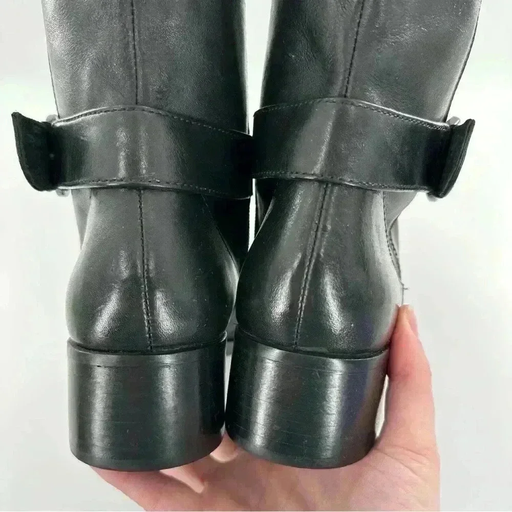 Born womens over the knee boots size 7.5 38.5 black leather Insulated